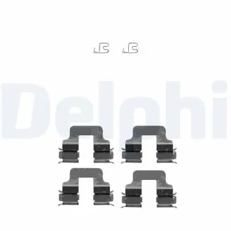 Р-кт гальм. колодок зад. Chrysler Voyager/Opel Combo 05- Delphi LX0342