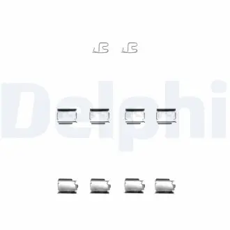 Ремкомплект тормозных колодок Delphi LX0343