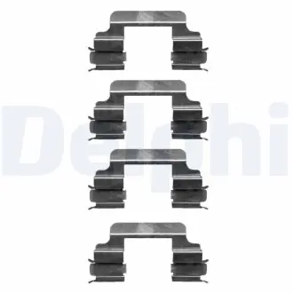 Ремкомплект тормозных колодок Delphi LX0363