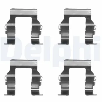 Ремкомплект тормозных колодок Delphi LX0367
