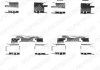Ремкомплект гальмівних колодок Delphi LX0385 (фото 1)