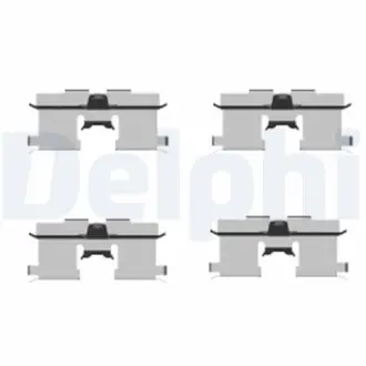 Тормозные колодки (монтажный набор) Delphi LX0407