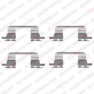 Тормозные колодки (монтажный набор) Delphi LX0431