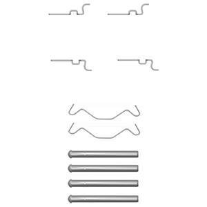Тормозные колодки (монтажный набор) Delphi LX0435