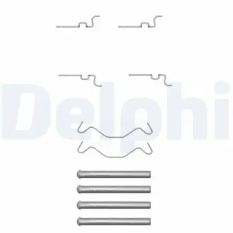 Тормозные колодки (монтажный набор) Delphi LX0435
