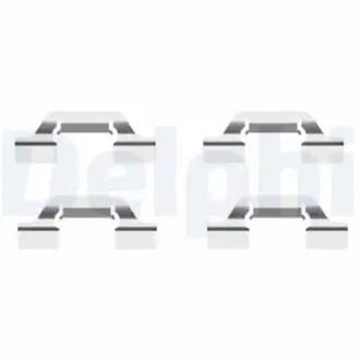 Ремкомплект тормозных колодок Delphi LX0438