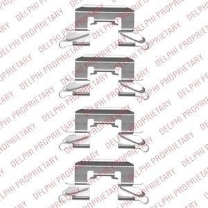 Тормозные колодки (монтажный набор) Delphi LX0507