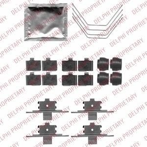 Тормозные колодки (монтажный набор) Delphi LX0521
