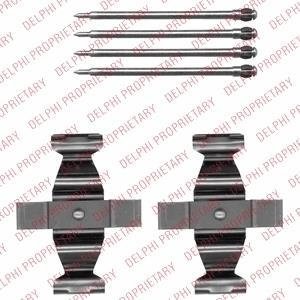 Тормозные колодки (монтажный набор) Delphi LX0546 (фото 1)
