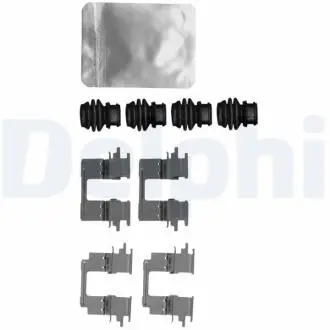 Монтажний набір гальмівних колодок задн CITROEN C4 AIRCROSS, MAZDA 6, 6/KOMBI, MITSUBISHI ASX, OUTLANDER III, PEUGEOT 4008 1.6-3.0 02.10- Delphi LX0624