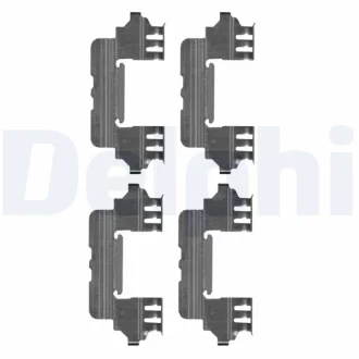 Монтажний набір гальмівних колодок передн TOYOTA CAMRY 2.0-3.5 09.11-03.18 Delphi LX0629