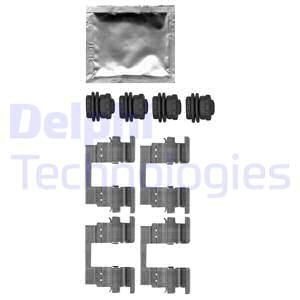 Монтажный набор тормозной колодки Delphi LX0666