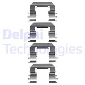 Монтажный набор тормозной колодки Delphi LX0667
