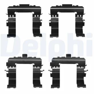 Монтажний набір гальмівних колодок FORD MONDEO IV SUBARU LEGACY V, LEGACY VI, OUTBACK 1.6-3.6 03.07- Delphi LX0672