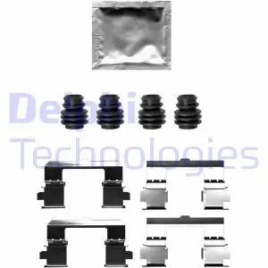 Комплект принадлежностей, накладка дискового тормоза Delphi LX0697