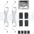Монтажний набір гальмівних колодок FORD FOCUS IV, GALAXY III, GALAXY MK III, KUGA III, S-MAX FORD USA EDGE RENAULT ESPACE V 1.0-2.5H 01.15- Delphi LX0698 (фото 1)