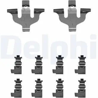 Монтажный набор тормозных колодок передний Delphi LX0714