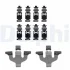 Монтажний набір гальмівних колодок PORSCHE CAYENNE VW TOUAREG 2.0-4.0D 05.17- Delphi LX0724 (фото 1)
