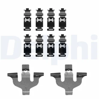 Монтажний набір гальмівних колодок PORSCHE CAYENNE VW TOUAREG 2.0-4.0D 05.17- Delphi LX0724