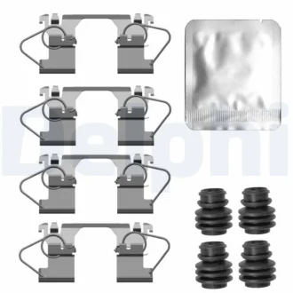 Монтажний набір гальмівних колодок OPEL CROSSLAND X / CROSSLAND SUZUKI SX4 S-CROSS, VITARA 1.0-1.6D 08.13- Delphi LX0744