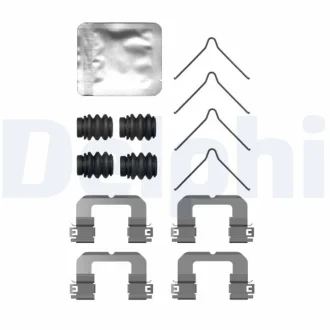 Монтажний набір гальмівних колодок HYUNDAI IONIQ KIA NIRO, NIRO I 1.6H/Electric 03.16- Delphi LX0757