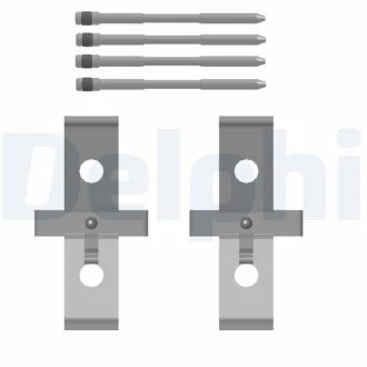 Монтажний набір гальмівних колодок AUDI TT CUPRA FORMENTOR, LEON, LEON SPORTSTOURER SEAT LEON, LEON SPORTSTOURER SKODA SUPERB III 1.0-2.5 07.09- Delphi LX0793