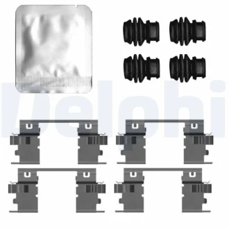 Монтажний набір гальмівних колодок передн HONDA HR-V, MITSUBISHI ECLIPSE CROSS 1.5-2.4H 11.14- Delphi LX0799