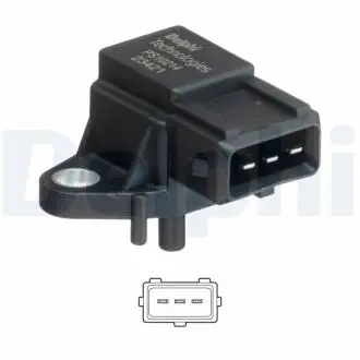 Датчик вакууму Delphi PS10214