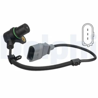 Датчик положення колінчастого вала PORSCHE CAYENNE, VW NEW BEETLE, PASSAT B5, PASSAT B5.5, SHARAN, TOUAREG 2.0-3.6 08.96-09.10 Delphi SS11476