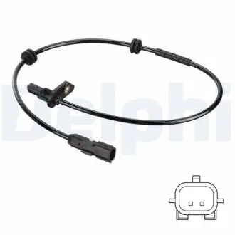 Датчик ABS задн Прав RENAULT CAPTUR I, CLIO IV, CLIO IV/HATCHBACK, CLIO IV/KOMBI, ZOE 0.9-Electric 06.12- Delphi SS20747