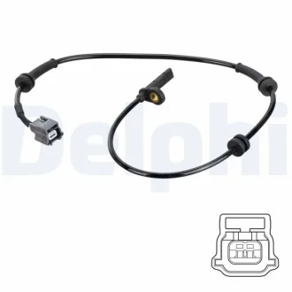 Датчик ABS передн Лів/Прав NISSAN QASHQAI II RENAULT KADJAR 1.2-2.0 11.13- Delphi SS20774