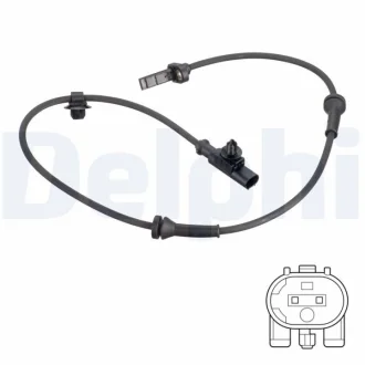 Датчик ABS передн Лів/Прав CITROEN C1, PEUGEOT 107, TOYOTA AYGO, AYGO/HATCHBACK 1.0/1.4D 06.05-09.14 Delphi SS20786
