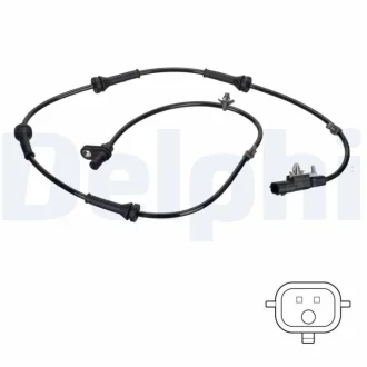 Датчик ABS задн Лів/Прав NISSAN MICRA C+C III, MICRA III, NOTE, QASHQAI +2, QASHQAI I 1.0-2.0D 01.03-12.16 Delphi SS20793