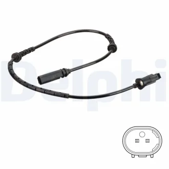Датчик ABS передн Лів/Прав BMW 2 (F45), 2 GRAN TOURER (F46), 2 GRAN TOURER VAN (F46), X1 (F48), X2 (F39) MINI CLUBMAN (F54), COUNTRYMAN (F60) 1.5-2.0D 11.13- Delphi SS20804