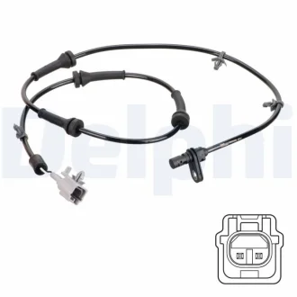 Датчик ABS задн Лів/Прав NISSAN QASHQAI +2, QASHQAI I 1.5D-2.0D 11.06-07.14 Delphi SS20806