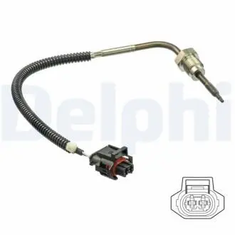 Датчик температури вихлопних газів (перед каталізатором) CHEVROLET CAPTIVA, OPEL ANTARA A 2.0D 08.06- Delphi TS30198
