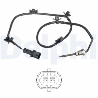 Датчик температури вихлопних газів (перед DPF) CHEVROLET TRAX, OPEL ASTRA J, ASTRA J GTC, CORSA D, MOKKA / MOKKA X 1.7D 12.09- Delphi TS30216