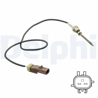 Датчик температури вихлопних газів (після DPF) CHRYSLER VOYAGER V, DODGE CALIBER, JEEP COMPASS, PATRIOT 2.1D/2.2D/2.8D 10.07- Delphi TS30268