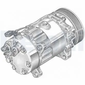 Компресор кондиціонера Delphi TSP0155060