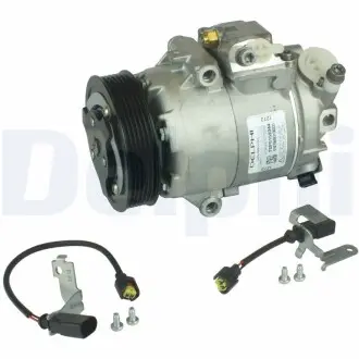 Компрессор кондиционера VAG Ibiza/Fabia/Roomster/Fox/Polo "1,0-2,0 "99>> Delphi TSP0159344