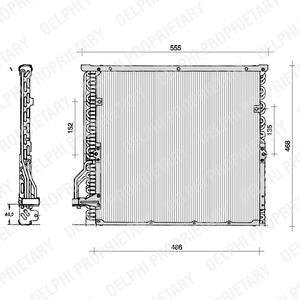 Радиатор кондиционера Delphi TSP0225014