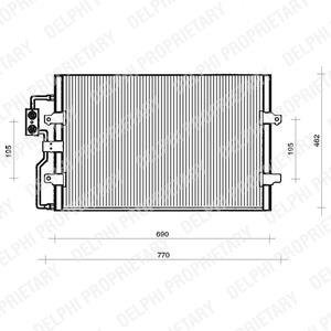 Радиатор кондиционера Delphi TSP0225110