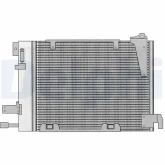 Радіатор кондиціонера Delphi TSP0225221