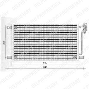 Радиатор кондиционера Delphi TSP0225236 (фото 1)