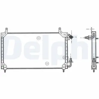 Радіатор кондиціонера Delphi TSP0225413