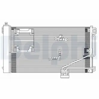 Конденсер кондиционера Delphi TSP0225610
