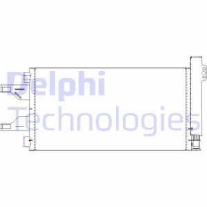 Радиатор кондиционера Delphi TSP0225676