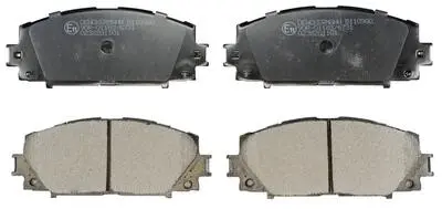 Тормозные колодки, дисковый тормоз.) Denckermann B110980