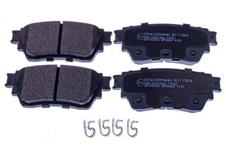 КОЛОДКИ ТОРМОЗНЫЕ ЗАДНИЕ ДИСКОВЫЕ Denckermann B111564
