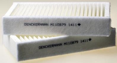 Фильтр салона BMW X3/X4 10- (к-кт 2 шт.)) Denckermann M110879